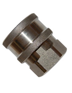 ENCHUFE RAPIDO A BOLAS ARS220 PARTE B 1/4" H LATON NIQUELADO